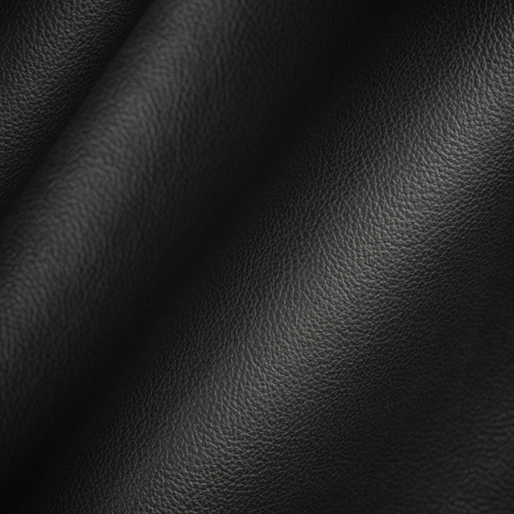 Black Leather Upholstery Designer Fabric Haute House Fabric