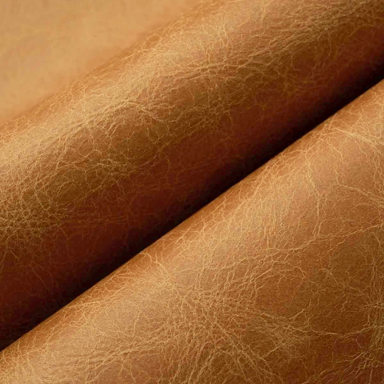 Salerno Biscotti - Leather Upholstery Fabric 