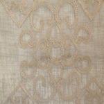 Haute House Fabric - Gisella Beige - Sheer #2668