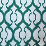 Haute House Fabric - Mila Jade - Geometric Upholstery Fabric