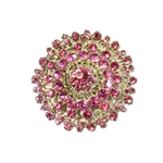Grand Pink Brooch | Accessories | Bling | Brooches | Haute House Fabric