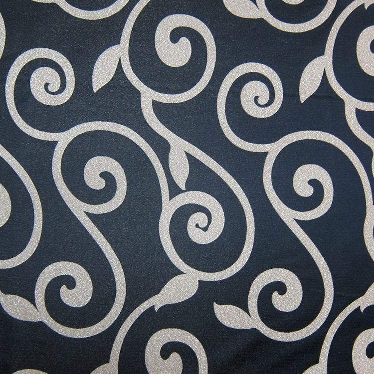 Haute House Fabric - Rene Black - Contemporary Fabric