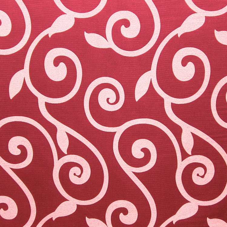 Haute House Fabric - Rene Cranberry - Red Contemporary Fabric