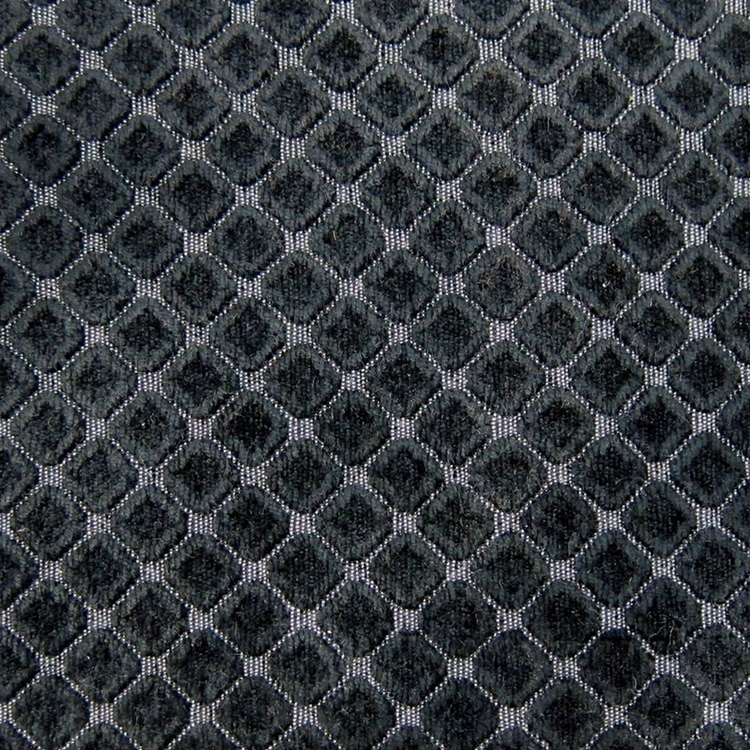 Haute House Fabric - Cobblestones Black - Chenille Fabric #3154