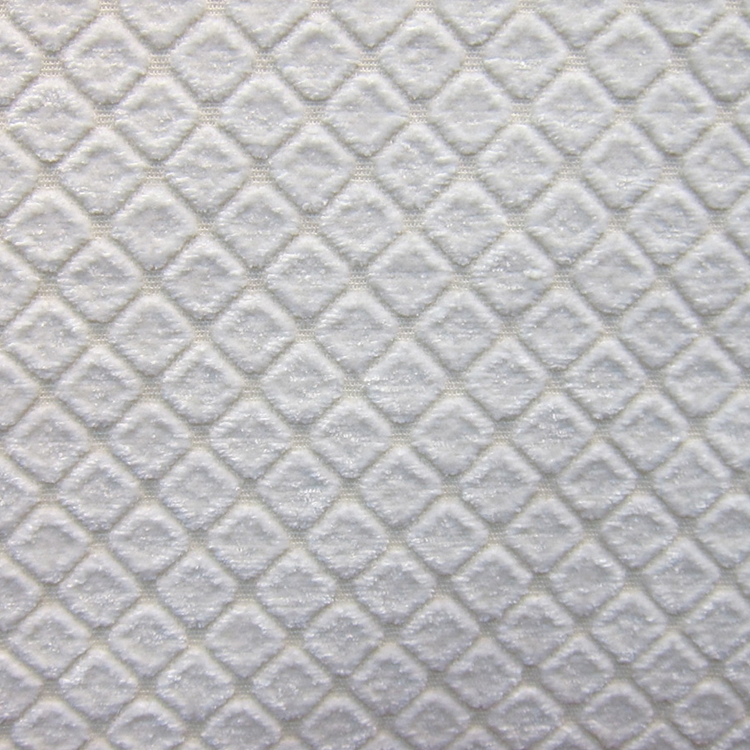 Haute House Fabric - Cobblestones White - Chenille Fabric #3180