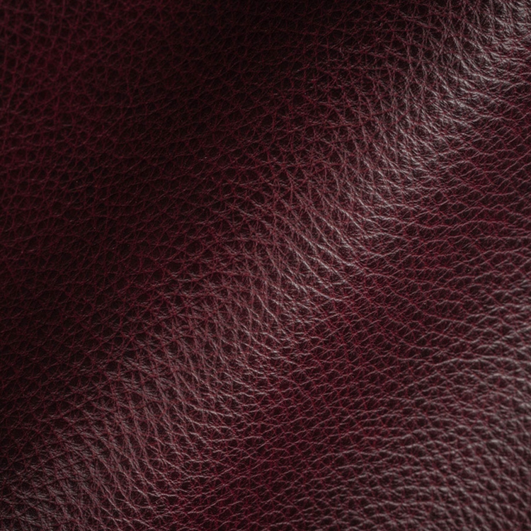 Haute House Fabric - Royce Burgundy - Leather Upholstery Fabric #3471
