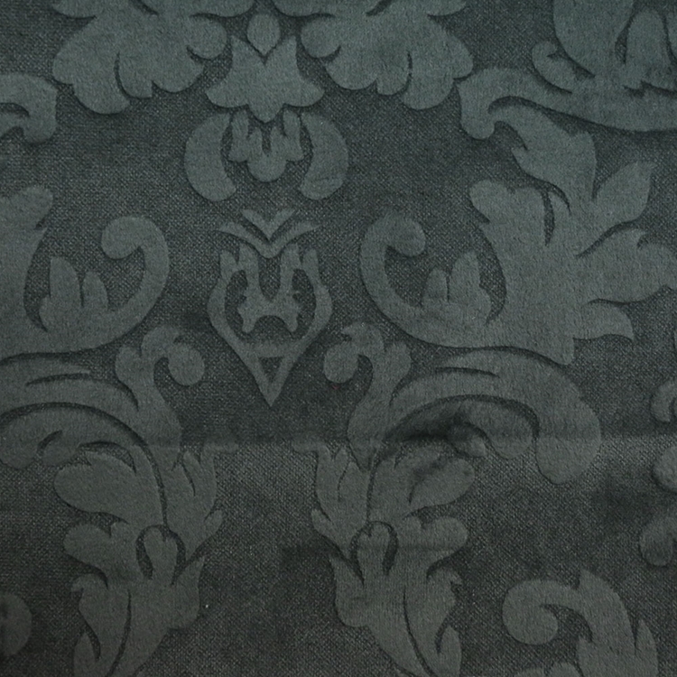 Haute House Fabric - Nattie Gray - Damask Velvet #4041