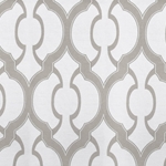 Haute House Fabric - Mila Ecru - Geometric Upholstery Fabric
