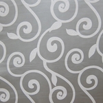 Haute House Fabric - Rene Pewter - Contemporary Fabric