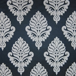 Haute House Fabric - Shelby Black - Damask Fabric