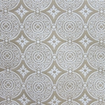 Haute House Fabric - Medallion Latte - Woven Fabric #3138