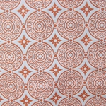 Haute House Fabric - Medallion Orange - Woven Fabric #3147
