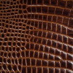 Haute House Fabric - Crossover Chocolate - Leather Upholstery Fabric #3439