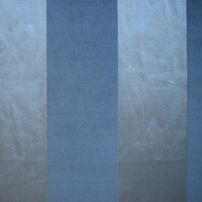 Haute House Fabric - Louise Ocean-Velvet Stripe #3852