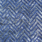 Haute House Fabric - Devious Sapphire - Chevron Velvet #3923