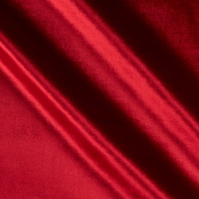 HHF Glamour Crimson Polyester Velvet