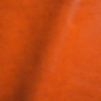 Haute House Fabric - Karina Orange - Leather Upholstery Fabric #4825