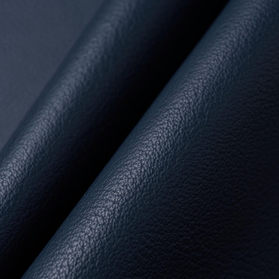 Haute House Fabric - Dapper Navy - Leather Upholstery Fabric #5417