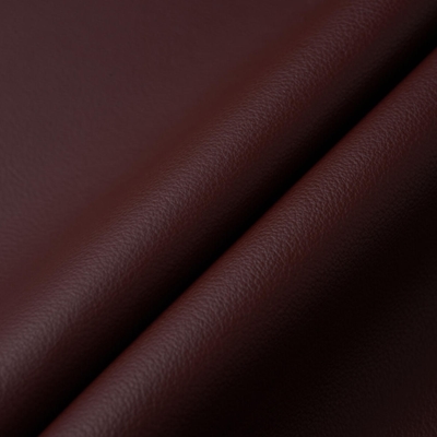Haute House Fabric - Monument Burgundy - Leather Upholstery Fabric #5449