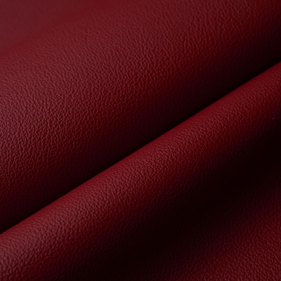 Haute House Fabric - Monument Pomegranate - Leather Upholstery Fabric #5517