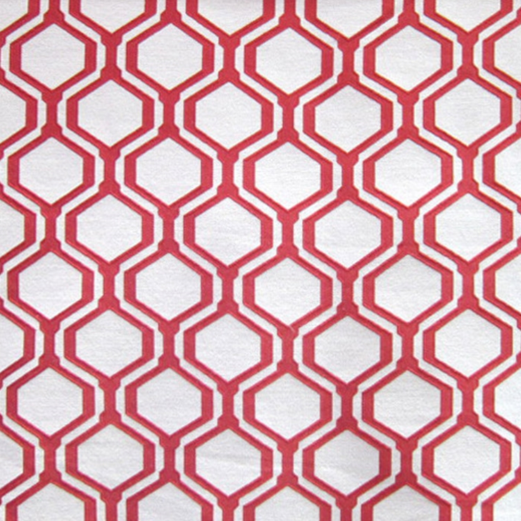 Haute House Fabric - Honeycomb Cranberry - Woven #2836