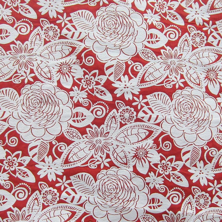 Haute House Fabric - Fiesta Red - Floral #2869