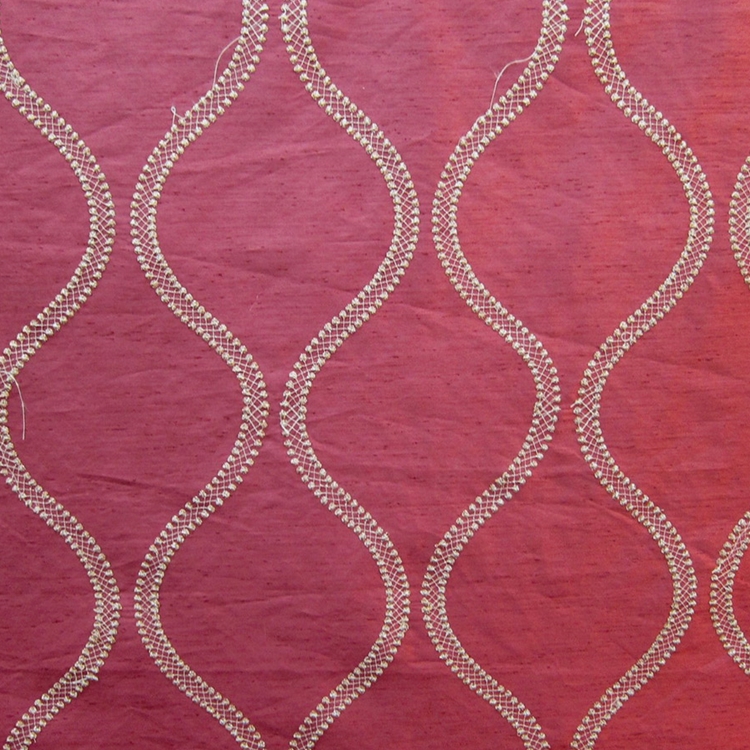 Haute House Fabric - Hour Glass Cranberry - Novelty Fabric #3074