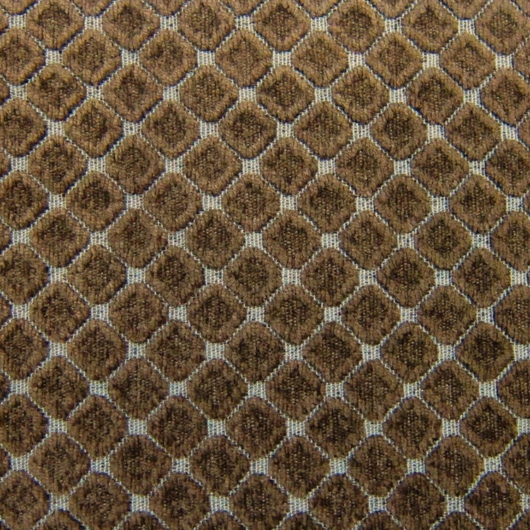 Haute House Fabric - Cobblestones Chocolate - Chenille Fabric #3157