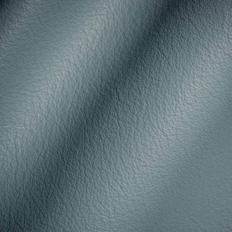 Haute House Fabric - Elegancia Blue Mist - Leather Upholstery Fabric #3218