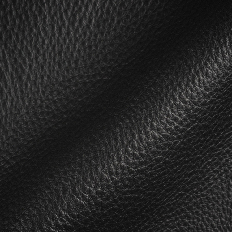 Haute House Fabric - Tut Black - Leather Upholstery Fabric #3412