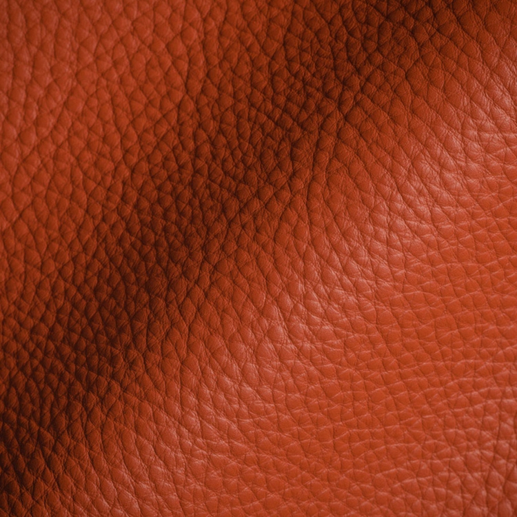 Haute House Fabric - Tut Paprika - Leather Upholstery Fabric #3423