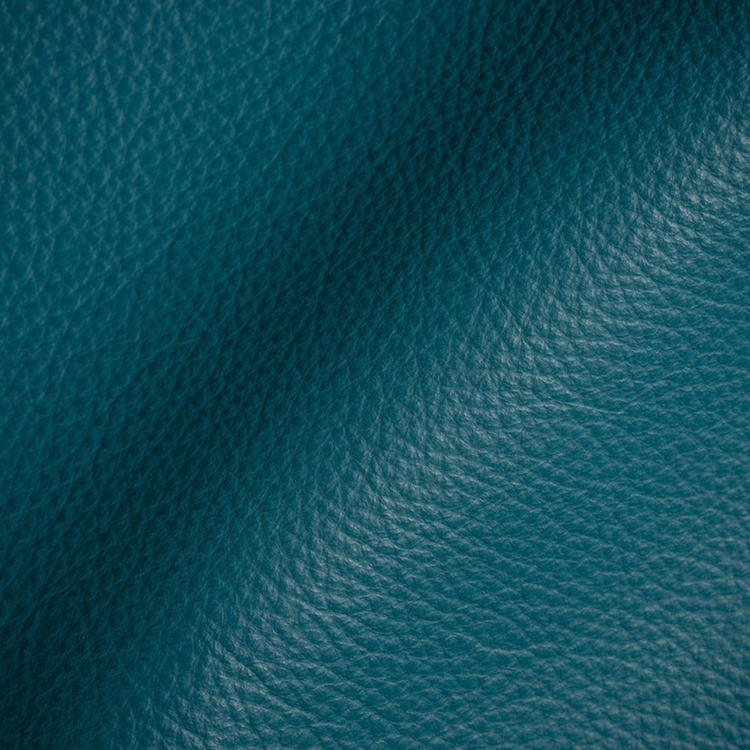 Haute House Fabric - Tut Turquoise - Leather Upholstery Fabric #3433