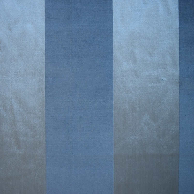 Haute House Fabric - Louise Ocean-Velvet Stripe #3852