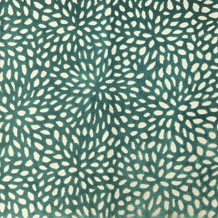 Haute House Fabric - Bande Turquoise - Floral Velvet #3914
