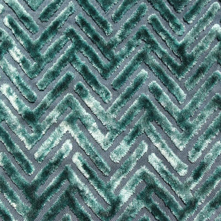Jade Chevron Fabric - Upholstery Fabric - HauteHouseFabric.com