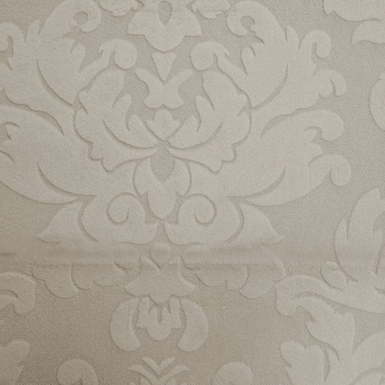 Haute House Fabric - Nattie Cream - Damask Velvet #4038