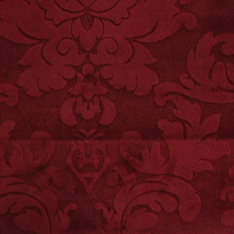 Haute House Fabric - Nattie Red - Damask Velvet #4045