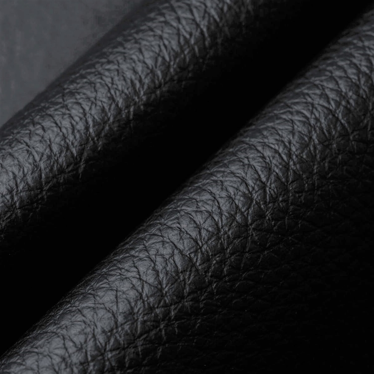 Haute House Fabric - Waverly Black - Leather Upholstery Fabric #5054