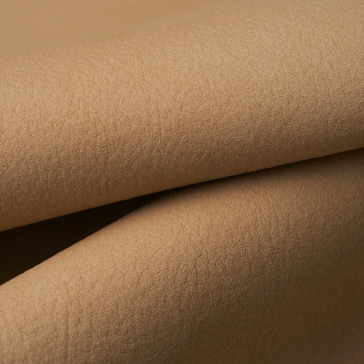 Haute House Fabric - Novoli Chamois - Leather Upholstery Fabric #5204