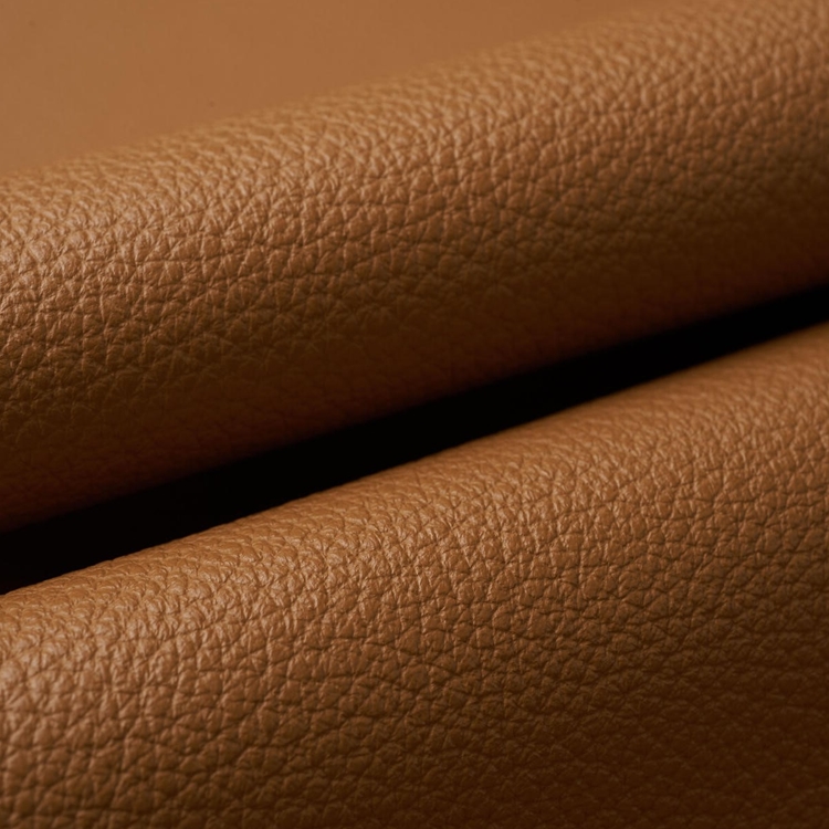 Haute House Fabric - Dapper Caramel - Leather Upholstery Fabric #5395