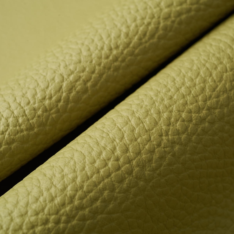 Haute House Fabric - Galaxy Kiwi - Leather Upholstery Fabric #5634