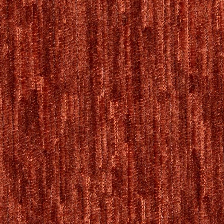 Haute House Fabric - Miles Persimmon - Chenille Fabric #5673